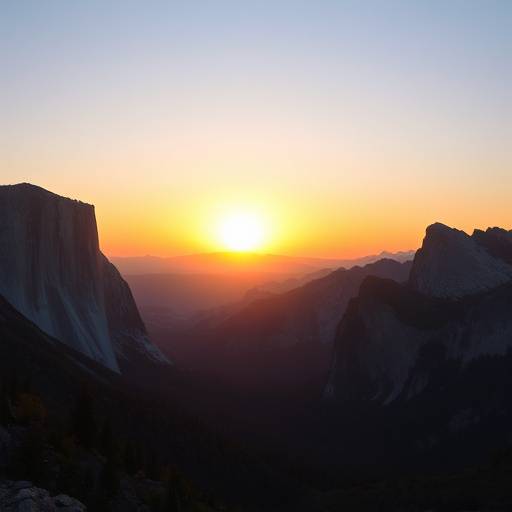 Vista panorâmica das montanhas ao amanhecer